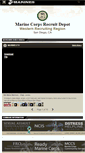 Mobile Screenshot of mcrdsd.marines.mil