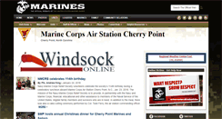 Desktop Screenshot of cherrypoint.marines.mil