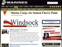 Tablet Screenshot of cherrypoint.marines.mil