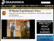 Tablet Screenshot of iimef.marines.mil